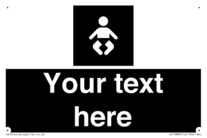 Custom information: black panel baby change